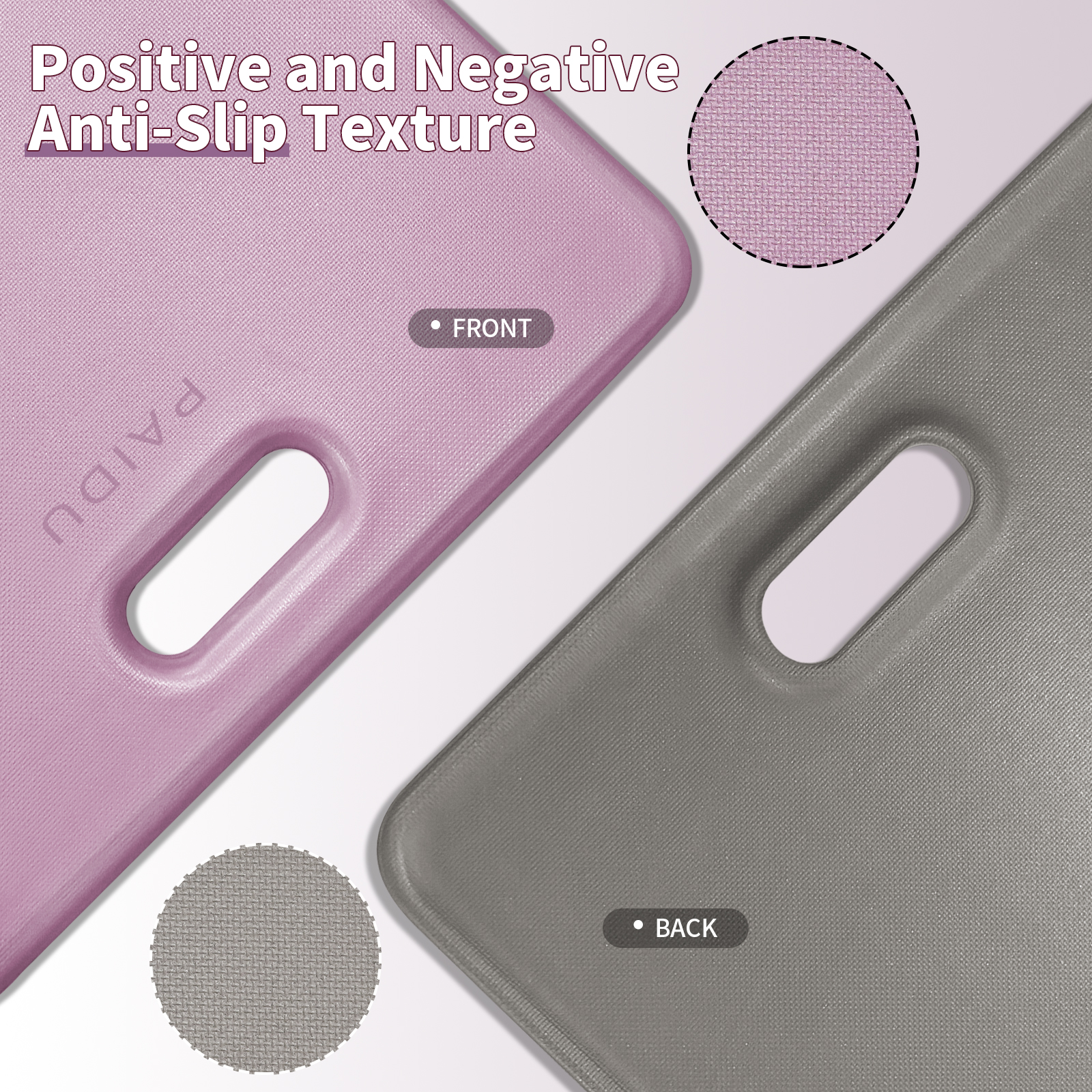 Yoga Knee Pad - 1 Inch Thick with Extra Cushioning, Pain-Free for Knees, Elbows, Wrists and Back | Foldable and Multi-Functional, Suitable for Home Gym, Pilates, Plank, Abdominal Training Fitness Mat