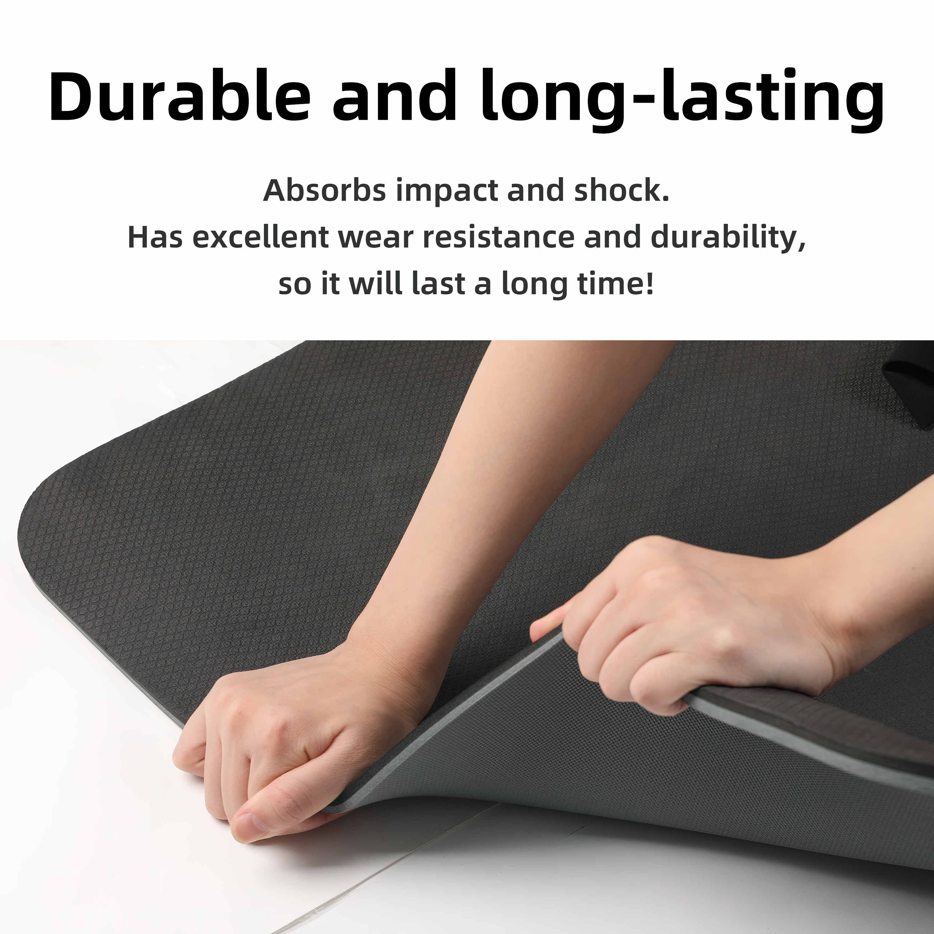 Yoga Mat Non Slip Anti-tear,extra thick-2/5 inch（10MM）High Resiliency Professional POE Yoga Mats for Women Men Kids,72"x24"inch,Workout, Yoga, Pilates and Floor Exercise, with Carrier Strap