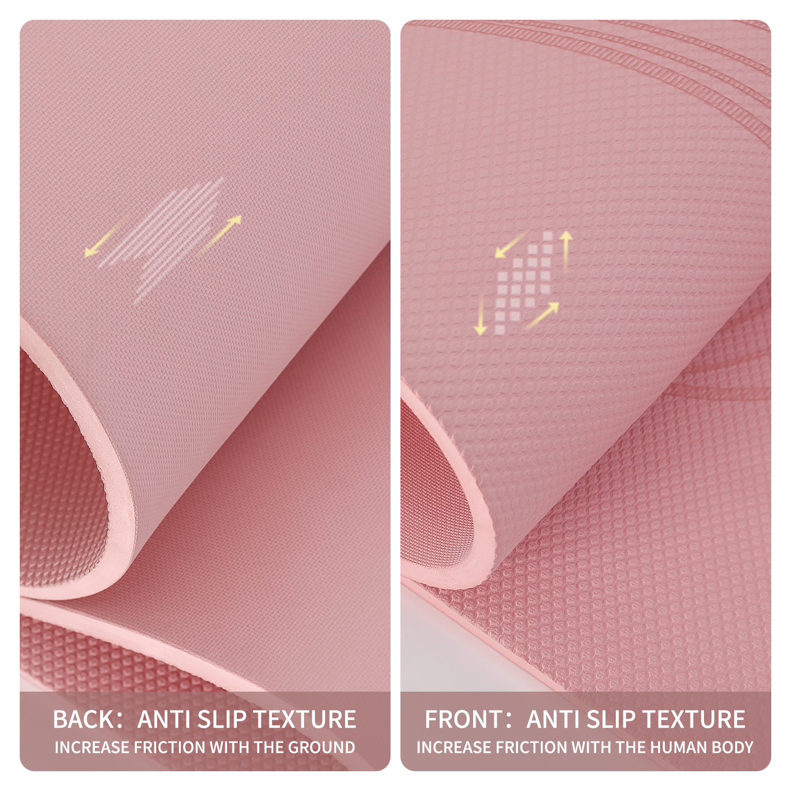 Large Yoga Mat-72’x36’x0.4’ Extra Width ＆ Thick,Comfortable,Non-Slip Exercise Mat-Works Great on All Floor for Stretching,Yoga Studio,Gym or Home Workouts