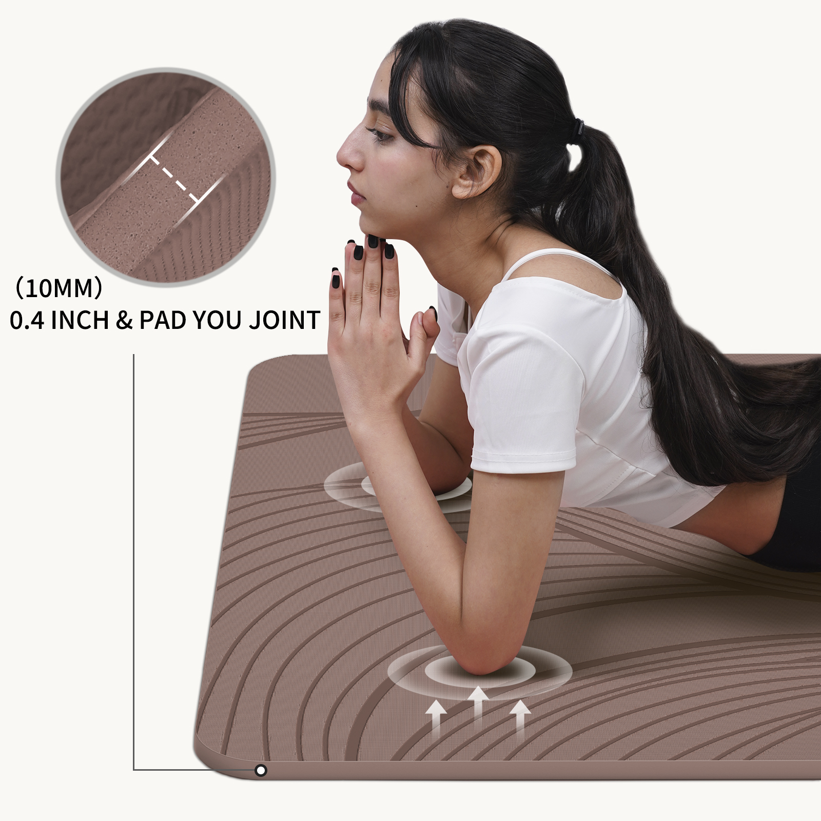 Large Yoga Mat-72’x36’x0.4’ Extra Width ＆ Thick,Comfortable,Non-Slip Exercise Mat-Works Great on All Floor for Stretching,Yoga Studio,Gym or Home Workouts