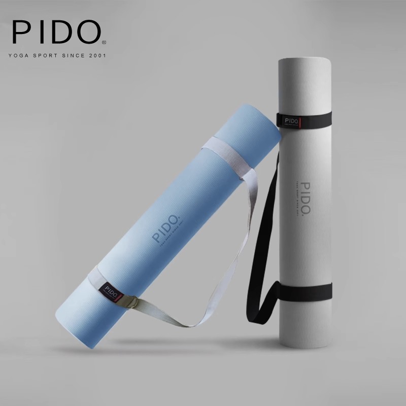 PIDO TPE Yoga Mat Quality 6/8Mm Wholesale Tpe Single Color Yoga Mat Manufacturer