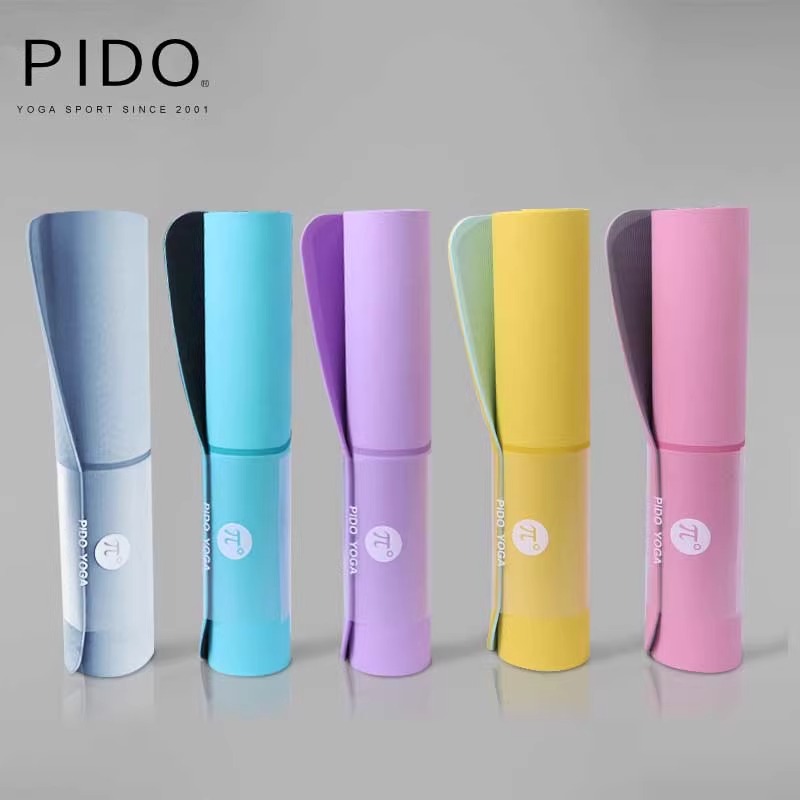 PIDO TPE Yoga Mat Quality 6/8Mm Wholesale Tpe Single Color Yoga Mat Manufacturer