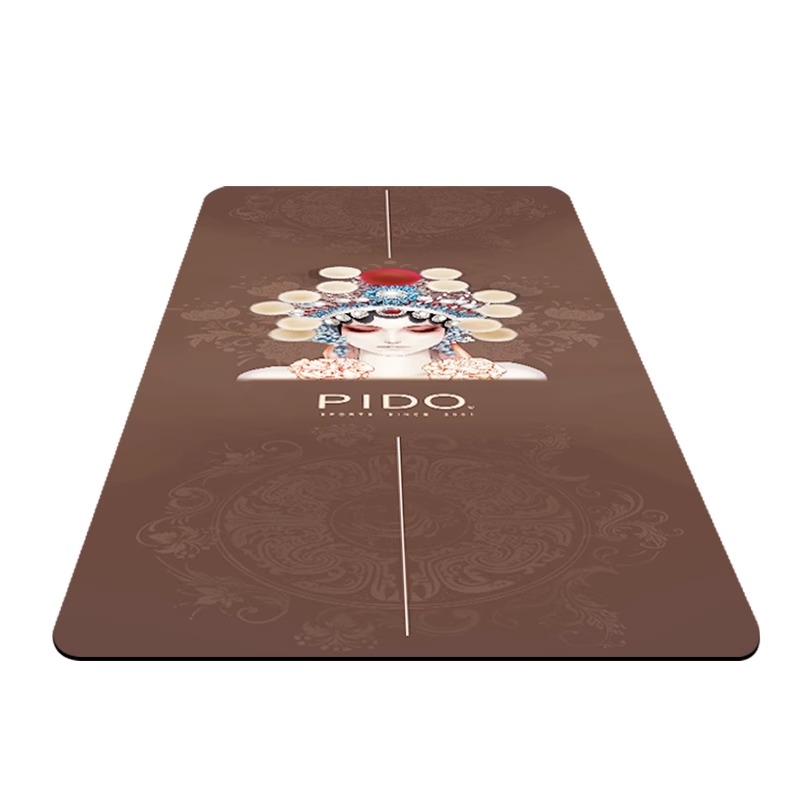 PIDO 183*61Cm Anti-Slip Suede Rubber Printing Yoga Mat