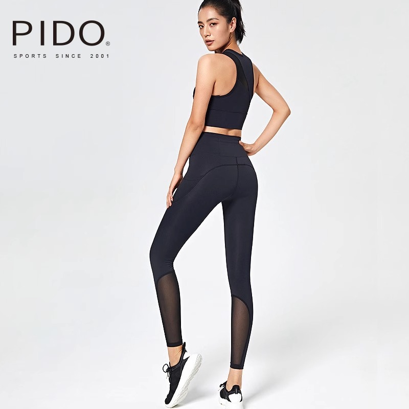 PIDO Pink Sports Yoga Breathable Set