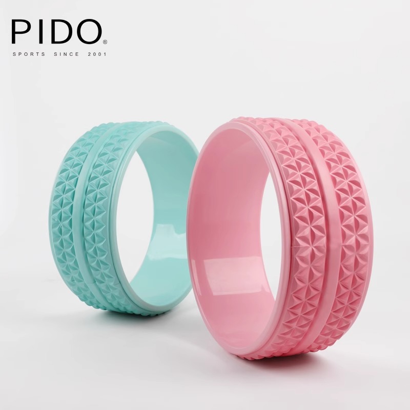 PIDO Yoga Wheel Gym Equipment Yoga Accessories Custom High Density Skid Resistance Yoga Stretch Wheel