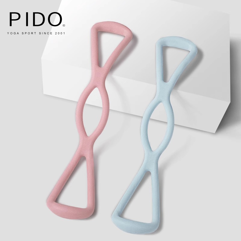 PIDO High Quality Home Fitness Yoga Figure 8 Pullers Improves Hunchback Pullers Resistance Band