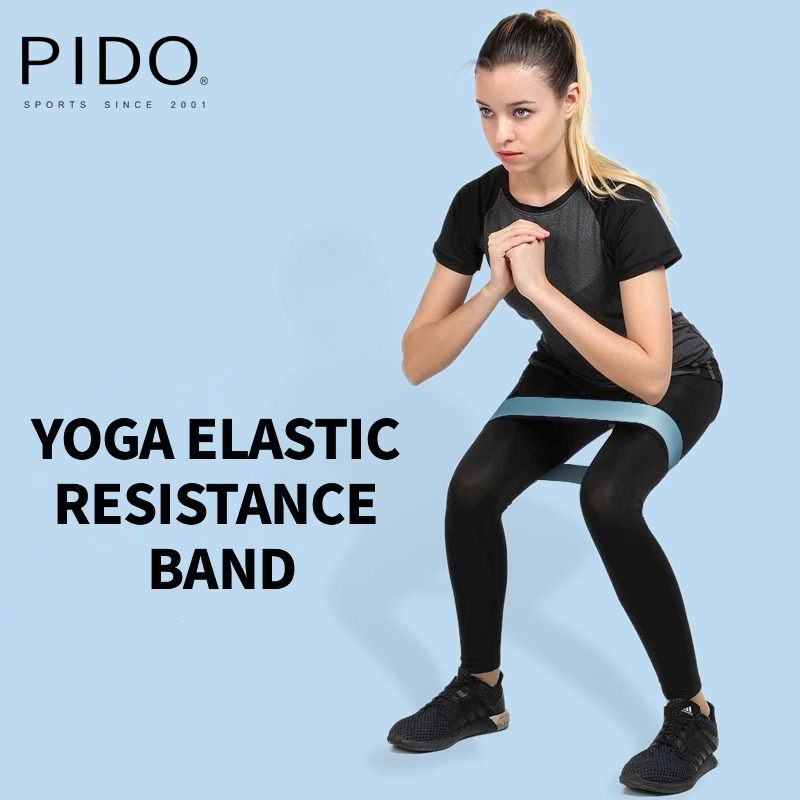 PIDO New Sports Fitness Training Tension Band Hip Loop Elastic Band Anti Slip Upgrade Yoga Band Women