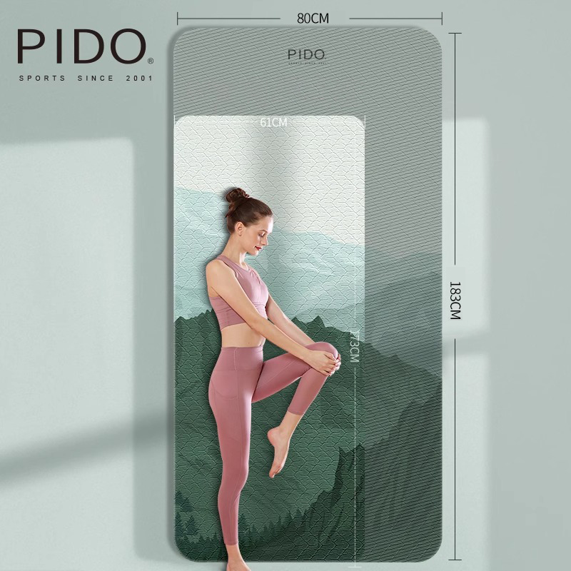 PIDO 8mm TPE Printing Yoga Mat Wholesale Quality Eco-Friendly Customizable | Yoga Mat Supplier