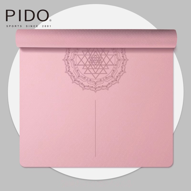 PIDO Pink Two-Person TPE Yoga Mats Premium 6/8mm Wholesale | Yoga Mat Factory