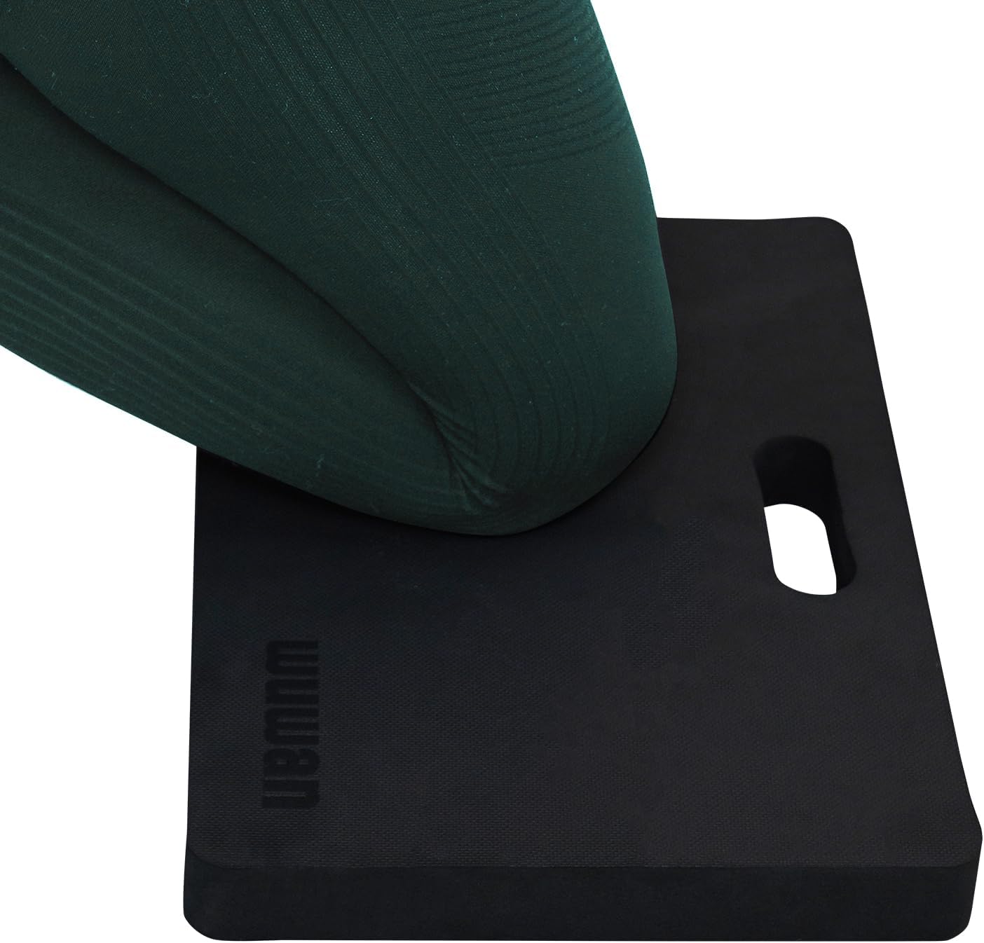 Yoga kneeling mat, 1.5in Thick,Knee Push-ups, Plank Support & Yoga Elbows/Knees Mat Provides Cushion for Kneeling & Elbows Black