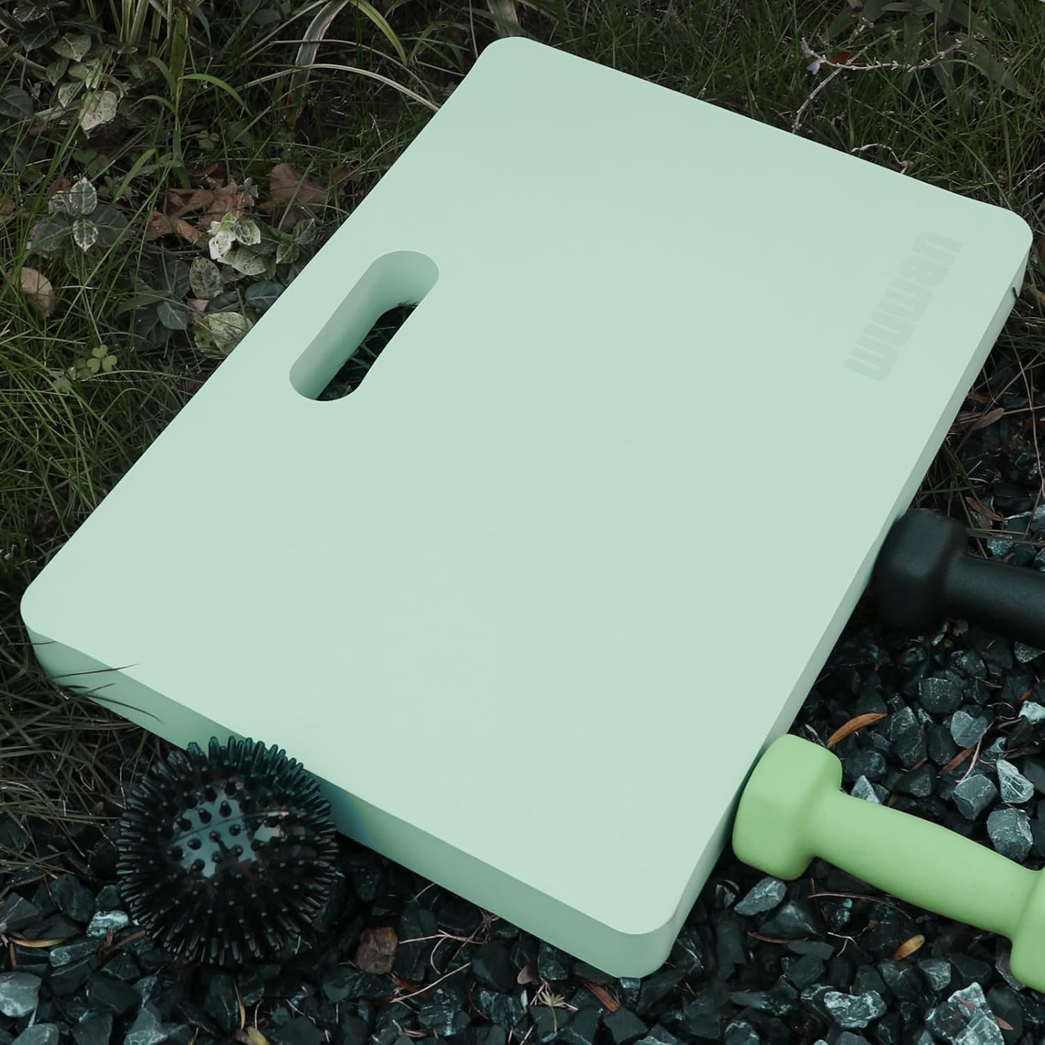 Yoga kneeling mat, 1.5in Thick,Knee Push-ups, Plank Support & Yoga Elbows/Knees Mat Provides Cushion for Kneeling & Elbows Green