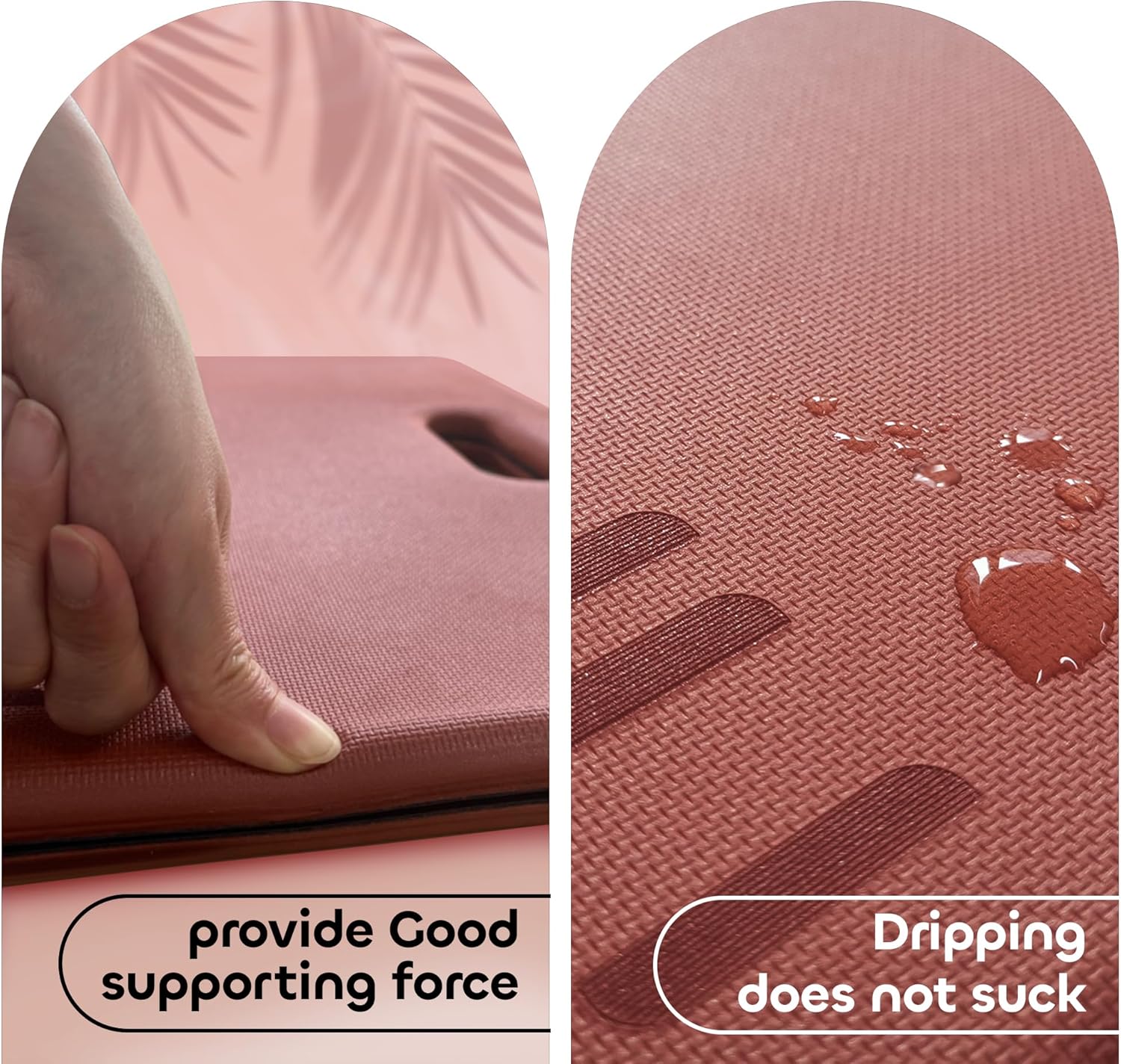 Foldable Garden Kneeling Pad - Waterproof Leather Bottom & TPE Material Top, Anti slip and Wear resistant, Carry Handle, 0.5 Inch Thick Cushioned, Knee Pad for Gardening, Cleaning, Kneeling Work