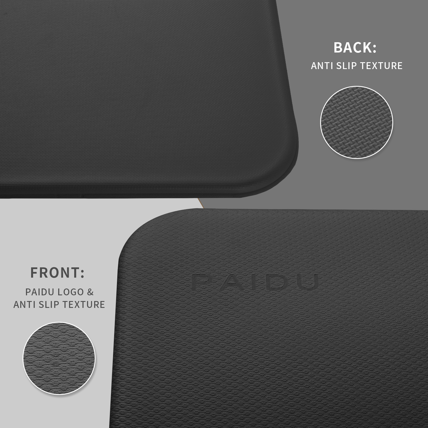 Foldable Yoga Mat - 10mm Extra Thick, 75"26" Non-Slip Exercise Fitness Mat | SGS Eco-Certified, Portable for Yoga/Pilates/Studio/Home Workout