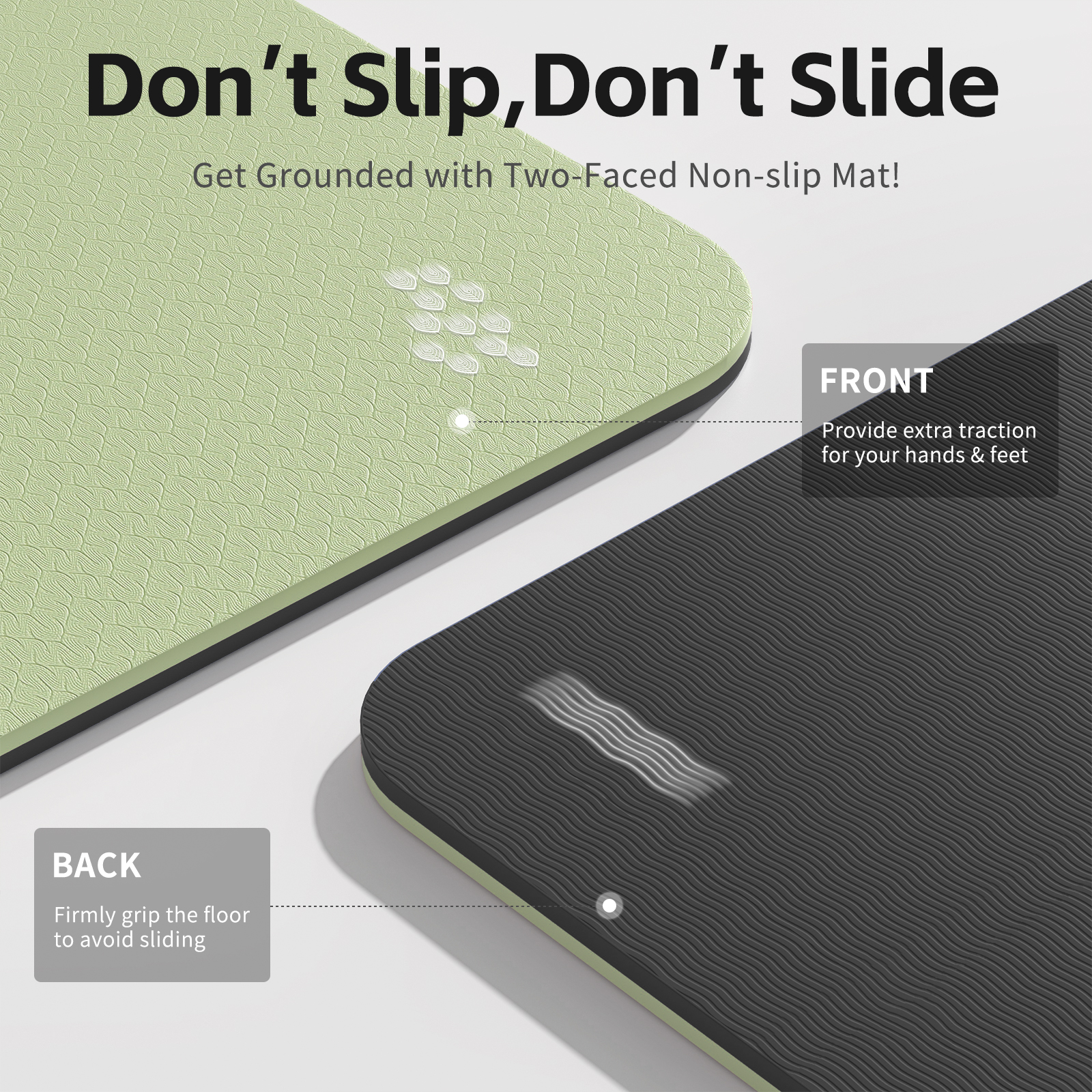 Yoga Mat 8mm Super Thick TPE Fitness Mat | SGS Certified | Non-Slip, Odorless & Tear-Resistant | Unisex with Strap | for Yoga, Pilates, Meditation & Home Workouts Visit the PAIDU Store