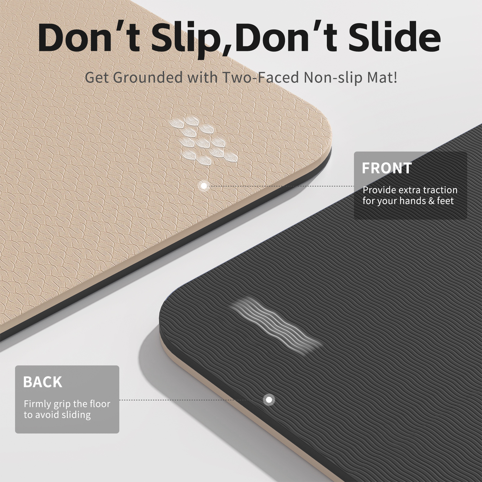 Yoga Mat 8mm Super Thick TPE Fitness Mat | SGS Certified | Non-Slip, Odorless & Tear-Resistant | Unisex with Strap | for Yoga, Pilates, Meditation & Home Workouts Visit the PAIDU Store