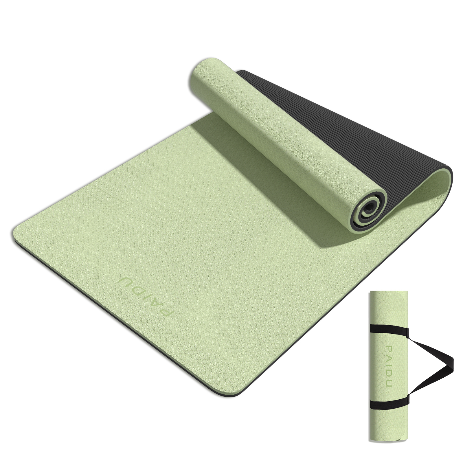 Yoga Mat 8mm Super Thick TPE Fitness Mat | SGS Certified | Non-Slip, Odorless & Tear-Resistant | Unisex with Strap | for Yoga, Pilates, Meditation & Home Workouts Visit the PAIDU Store